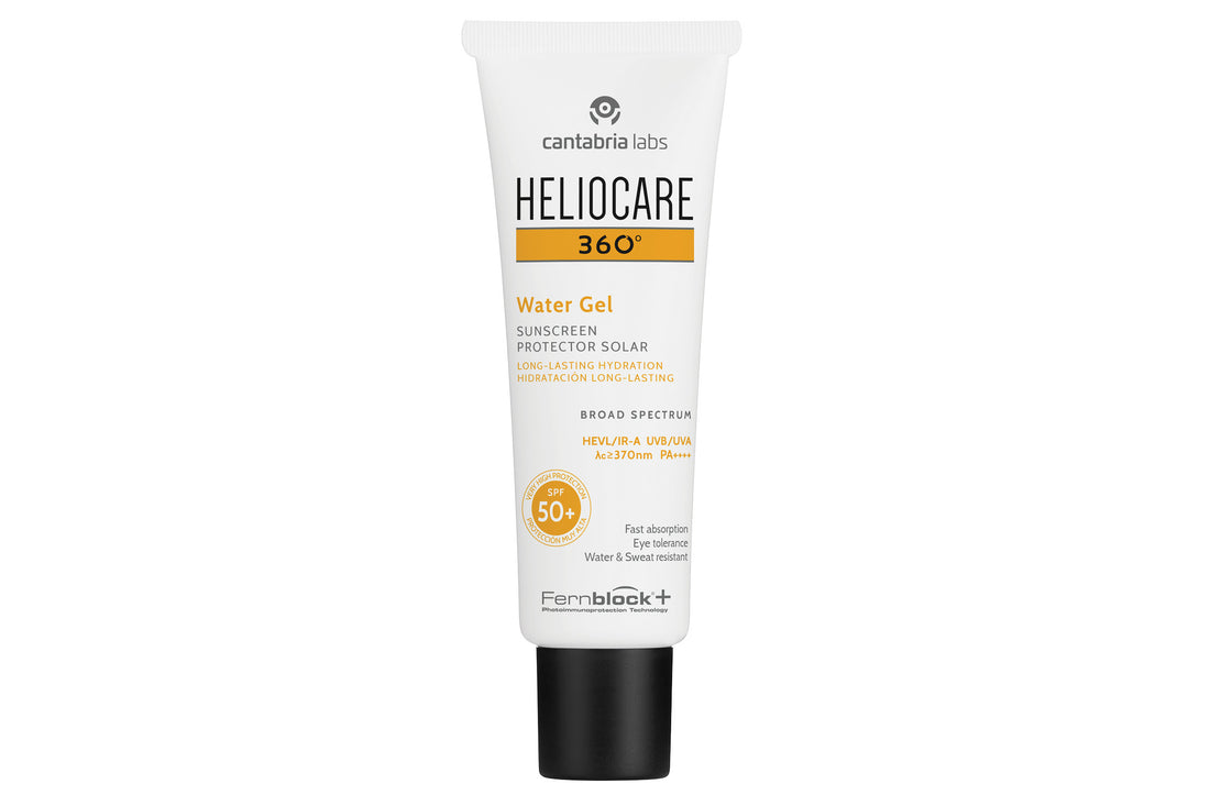 Heliocare 360 water gel sunscreen tube