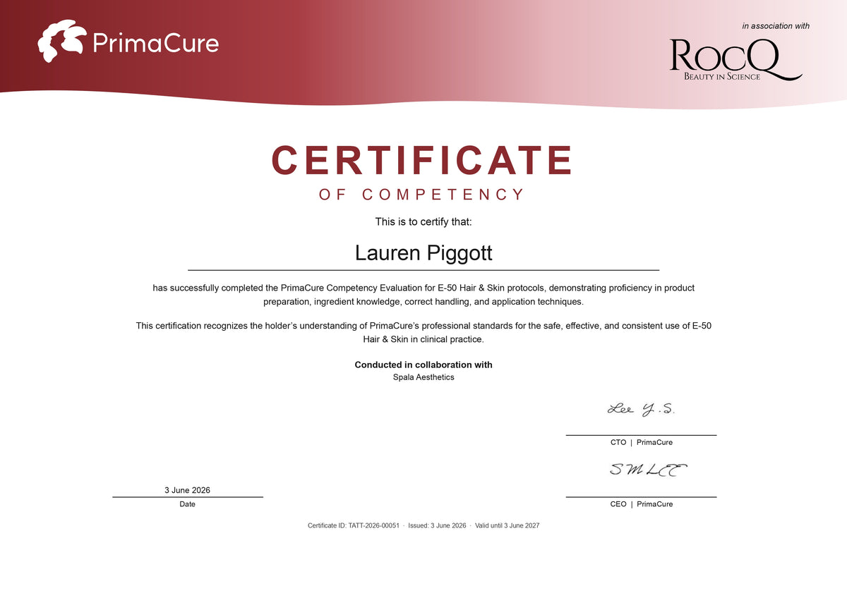 Professional certificate