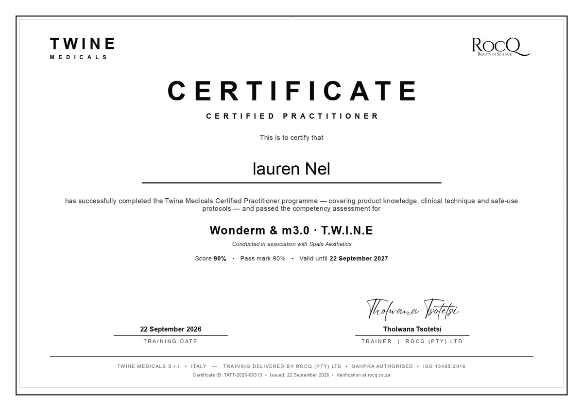 Professional certificate